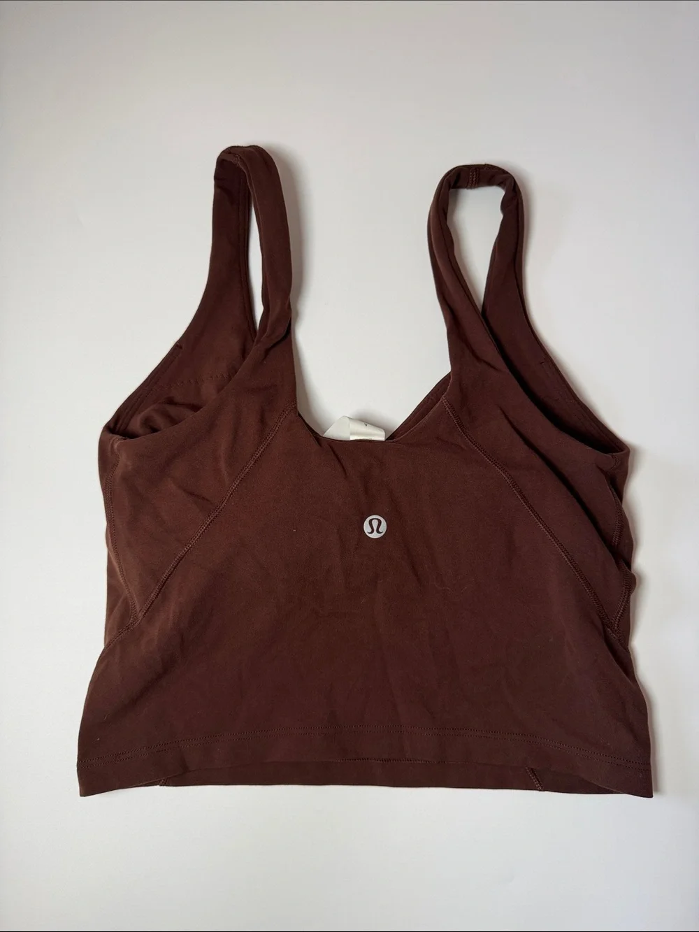Lululemon Brown V-Neck Align Tank Crop Top